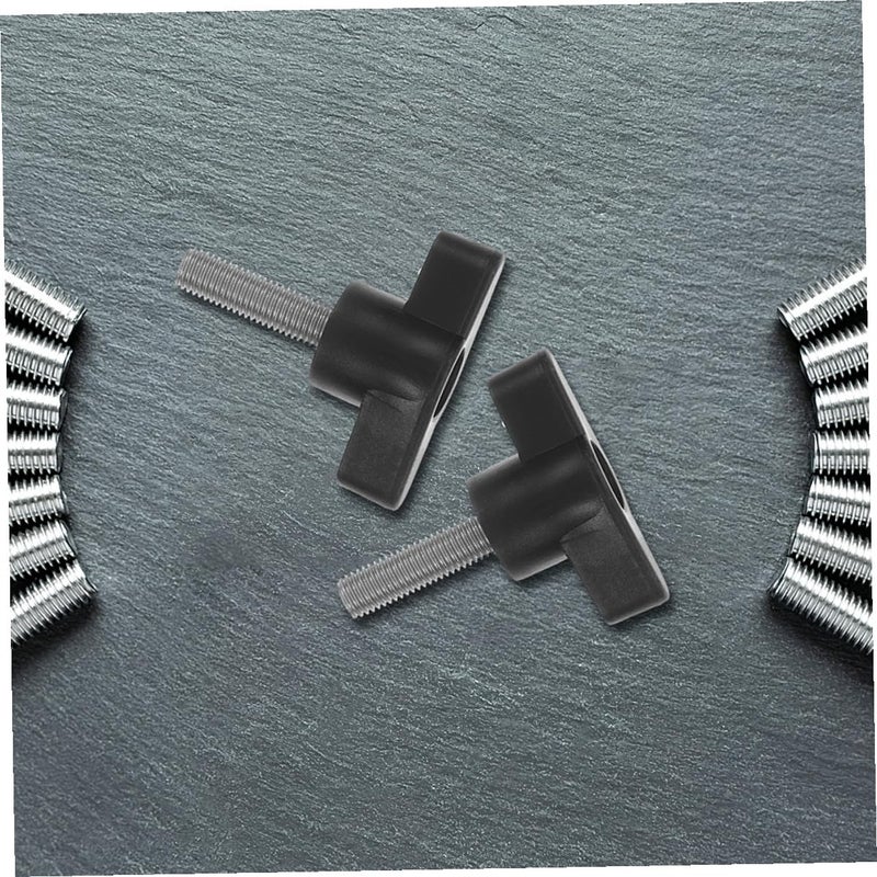 M5x25mm Z Shaped Thumb Screws 304 Stainless Steel Plastic Handle Hand Tightening Clamping Knobs - Image 5