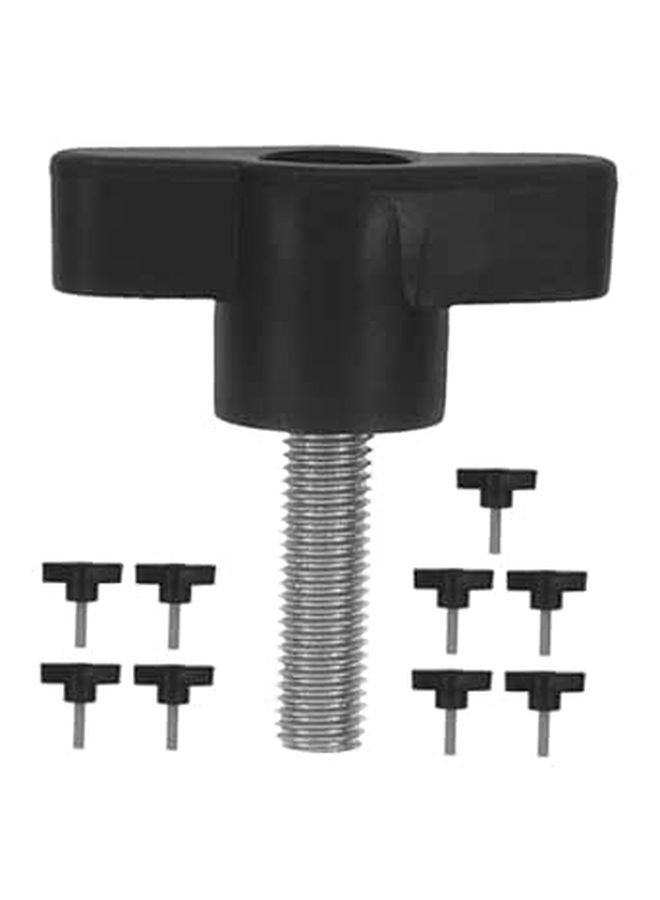 M5x25mm Z Shaped Thumb Screws 304 Stainless Steel Plastic Handle Hand Tightening Clamping Knobs - Image 1
