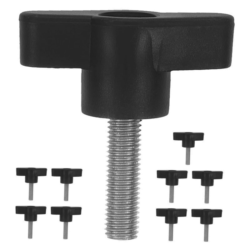 M5x25mm Z Shaped Thumb Screws 304 Stainless Steel Plastic Handle Hand Tightening Clamping Knobs - Image 2