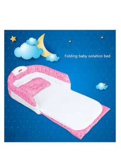 tiibaby Detachable Portable Baby Bed With Lighting, Gentle Vibration For The Baby, And A Mosquito Net  - Image 2