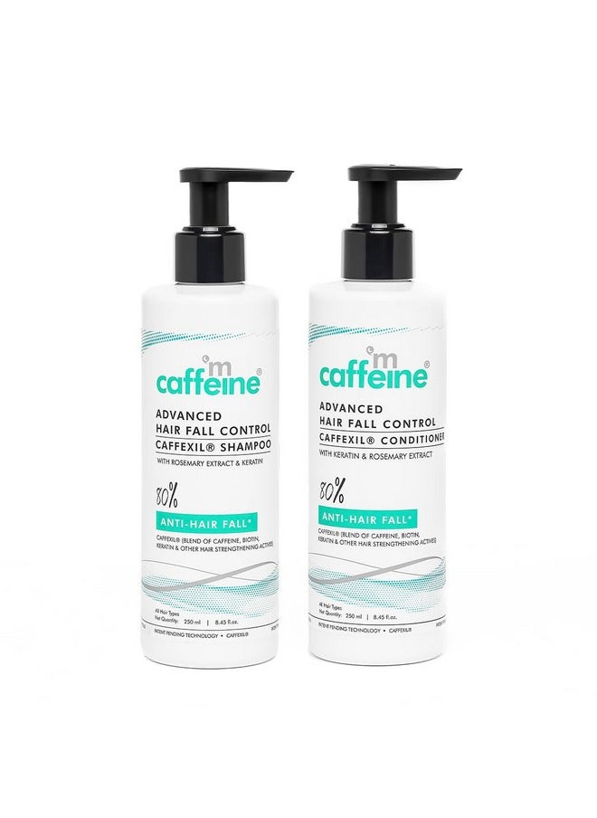MCaffeine - mCaffeine Caffexil Shampoo with Keratin, Biotin & Rosemary | Advanced 80% Hair Fall Control | Reduces Breakage & Thinning | Anti Dandruff Shampoo | Hair Shampoo for Men & Women | Sulphate Free - 250 ML - Image 1