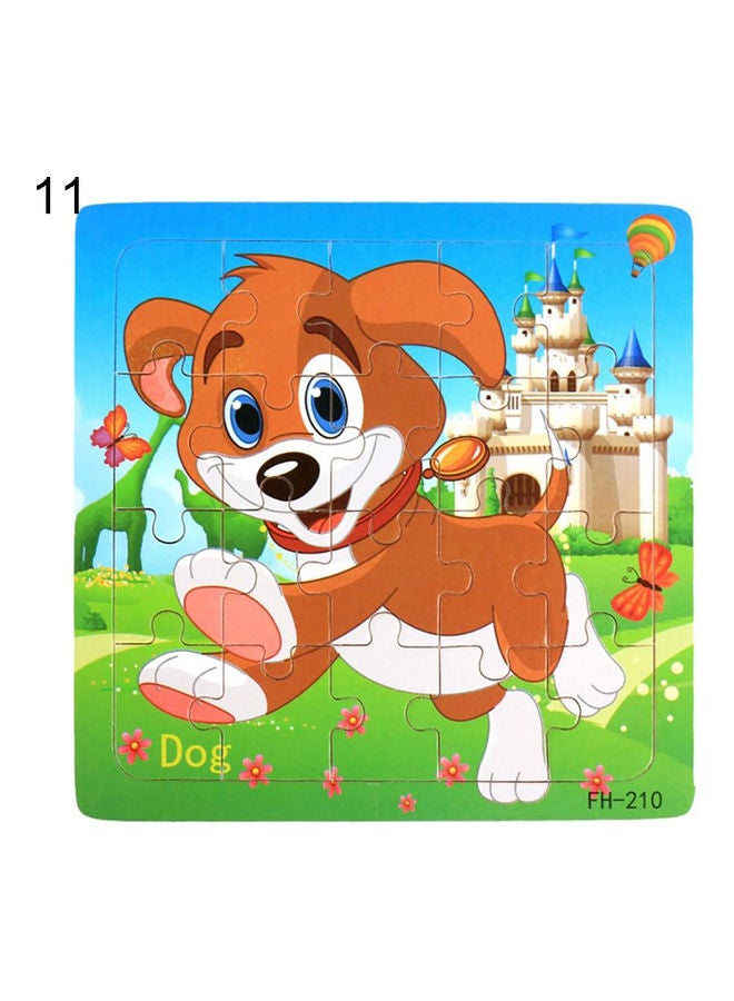 أحجية خشبية بتصميم حيوانات من 20 قطعة