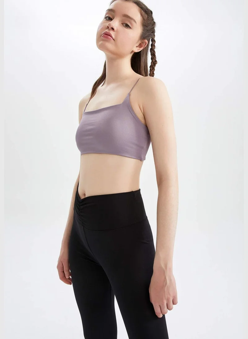 DeFacto Basic Strappy Crop Top