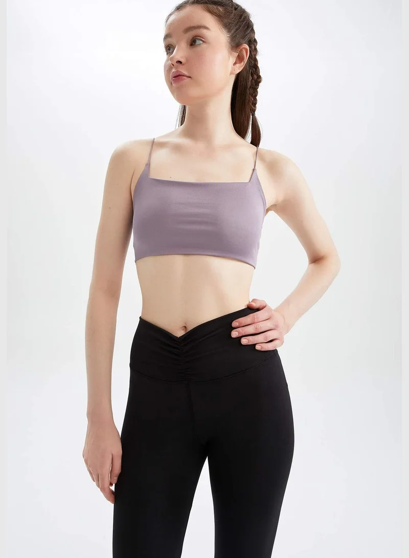 DeFacto Basic Strappy Crop Top