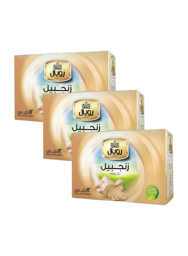 رويال أعشاب الزنجبيل عبوة من 12 قطعة (عبوة من 3 قطع) - Image 1