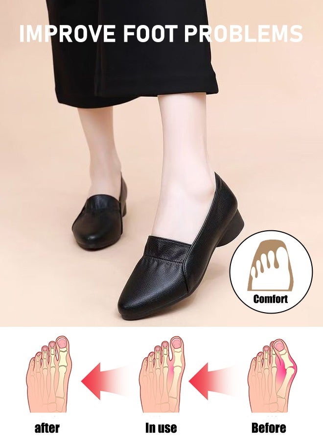 Corrective soft-soled leather women's shoes  - Image 2