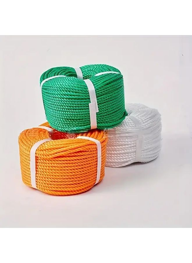 Green Plastic Rope 328ft 100m Multiple Thicknesses for Laundry Outdoor Bundling - Image 2