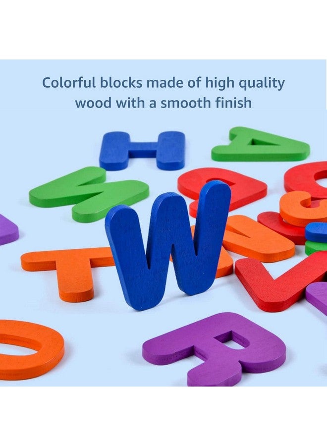 Cubelelo Letter Matching Card Game | Learn Phonics with Wooden Alphabets and Flash Cards |Educational Development Preschool Montessori Creative Learning Toy for Kids Boys Girls Ages 3 to 7 Years - Image 4