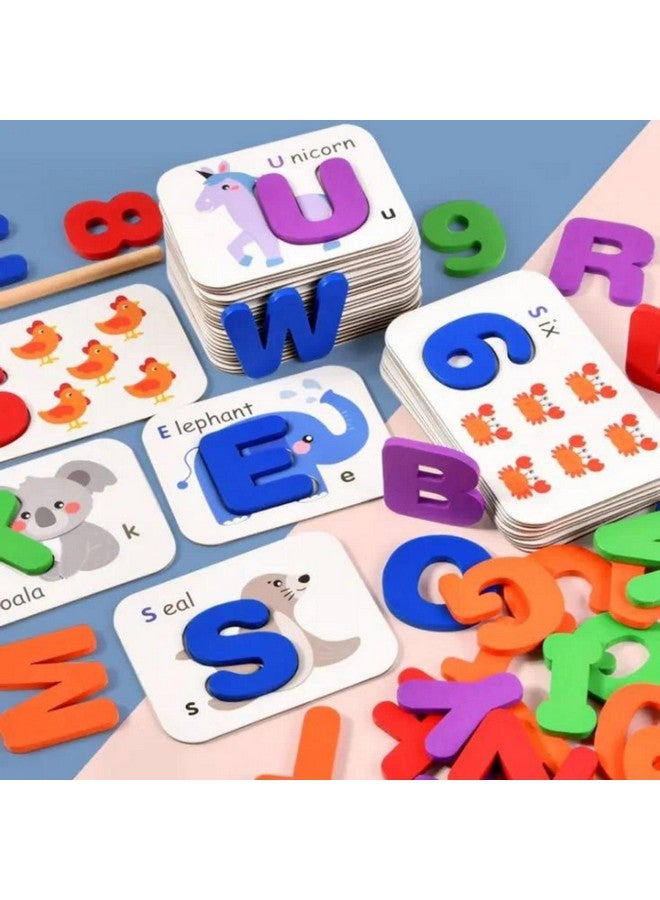 Cubelelo Letter Matching Card Game | Learn Phonics with Wooden Alphabets and Flash Cards |Educational Development Preschool Montessori Creative Learning Toy for Kids Boys Girls Ages 3 to 7 Years - Image 2