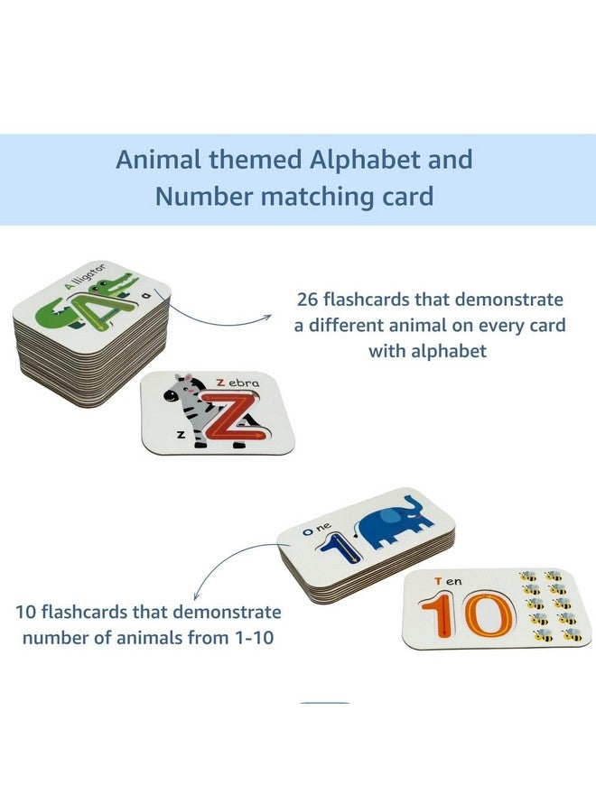 Cubelelo Letter Matching Card Game | Learn Phonics with Wooden Alphabets and Flash Cards |Educational Development Preschool Montessori Creative Learning Toy for Kids Boys Girls Ages 3 to 7 Years - Image 3