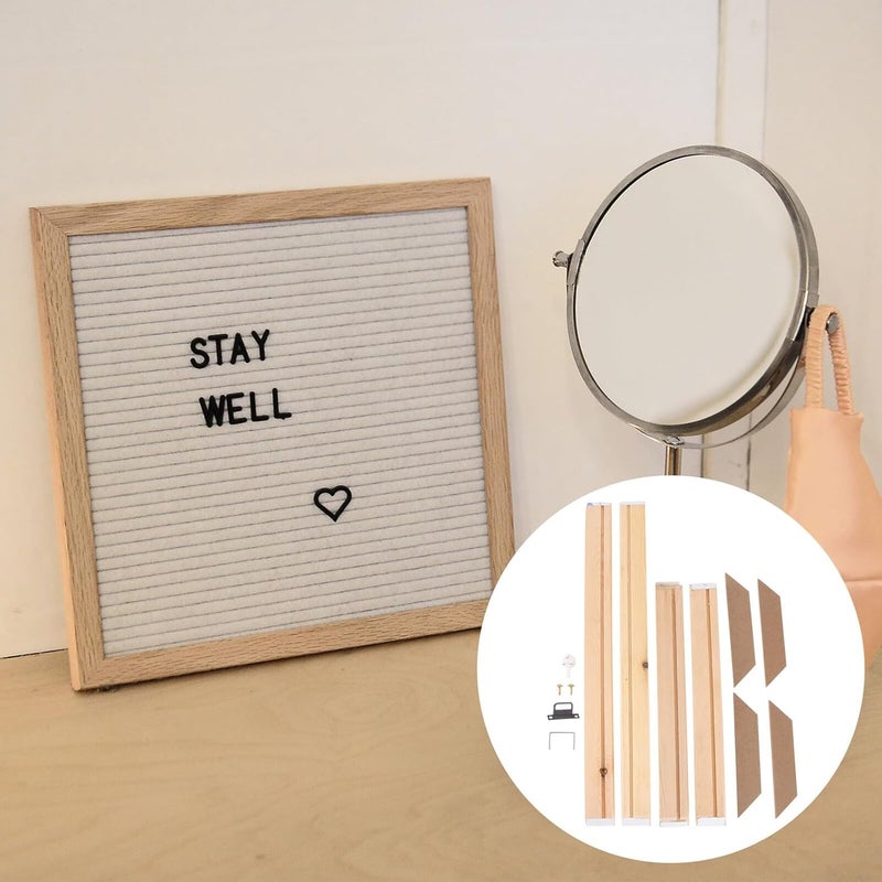 GALPADA DIY Photo Frame Kit Solid Wood Wall Art Frame for Oil Paintings and Desktop Photo Holder Easy Assembly for Home Office Decor - Image 5
