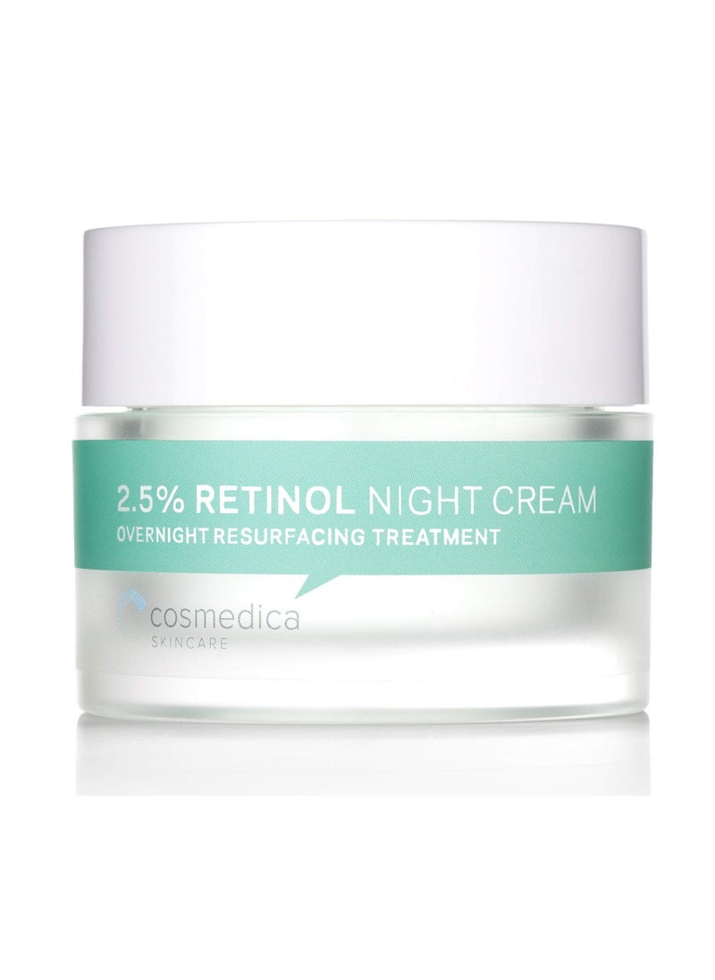 Cosmedica Skincare Cosmedica Skincare Retinol Night Cream - Daily Moisturizing Facial Lotion Night Cream. The best Retinol Cream with Vit A and Hyaluronic Acid to target skin concerns from Acne to Wrinkles (1.7oz)  - Image 2
