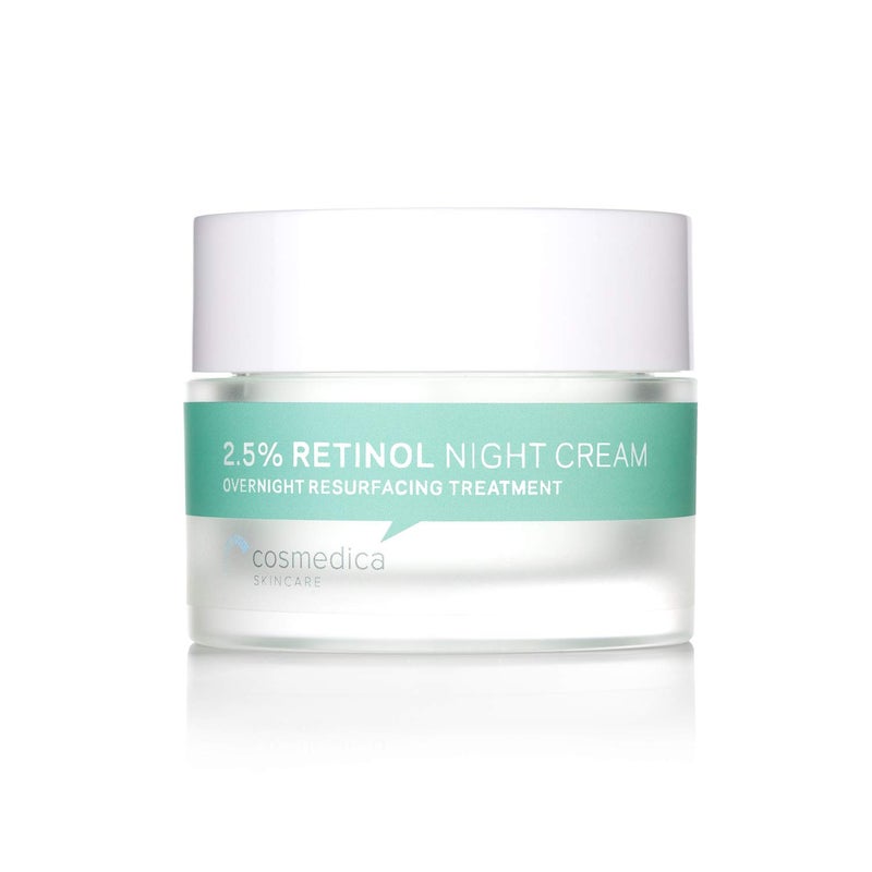 Cosmedica Skincare Retinol Night Cream - Daily Moisturizing Facial Lotion Night Cream. The best Retinol Cream with Vit A and Hyaluronic Acid to target skin concerns from Acne to Wrinkles (1.7oz) - Image 5