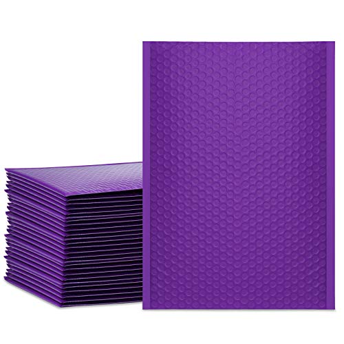 UCGOU Bubble Mailers 10.5x16 Inch Purple 25 Pack Poly Padded Envelopes Large #5 Mailing Packages Opaque Packaging Postal Self Seal Adhesive Waterproof Boutique Shipping Bags for Clothes - Image 1