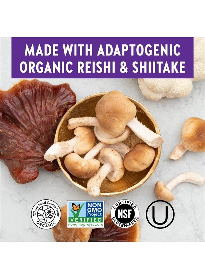 New Chapter Immune Support LifeShield Immune Support with Organic Reishi Mushroom Vegan + Non-GMO Ingredients - 120 Count (Pack of 1) - Image 4