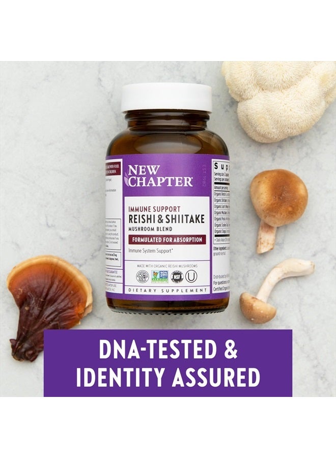 New Chapter Immune Support LifeShield Immune Support with Organic Reishi Mushroom Vegan + Non-GMO Ingredients - 120 Count (Pack of 1) - Image 3