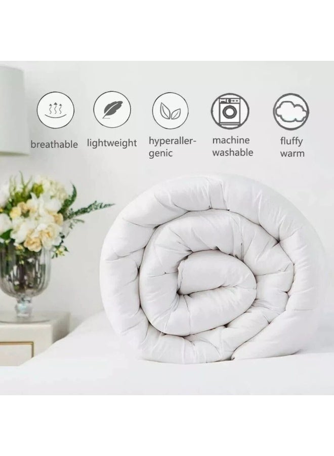 Salina لحاف مايكروفايبر 100% — ناعم وقابل للغسل، مناسب لجميع المواسم | 220×240 سم - Image 2