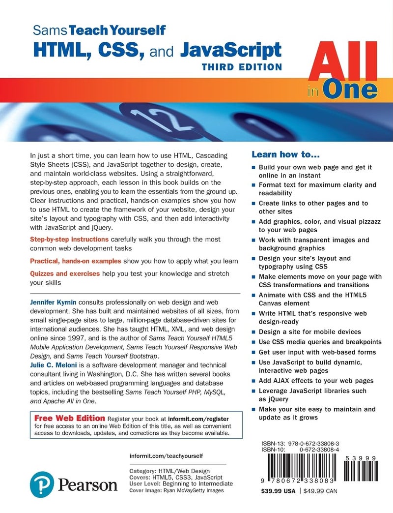 HTML, CSS, and JavaScript All in One: Covering HTML5, CSS3, and ES6, Sams Teach Yourself - Image 2