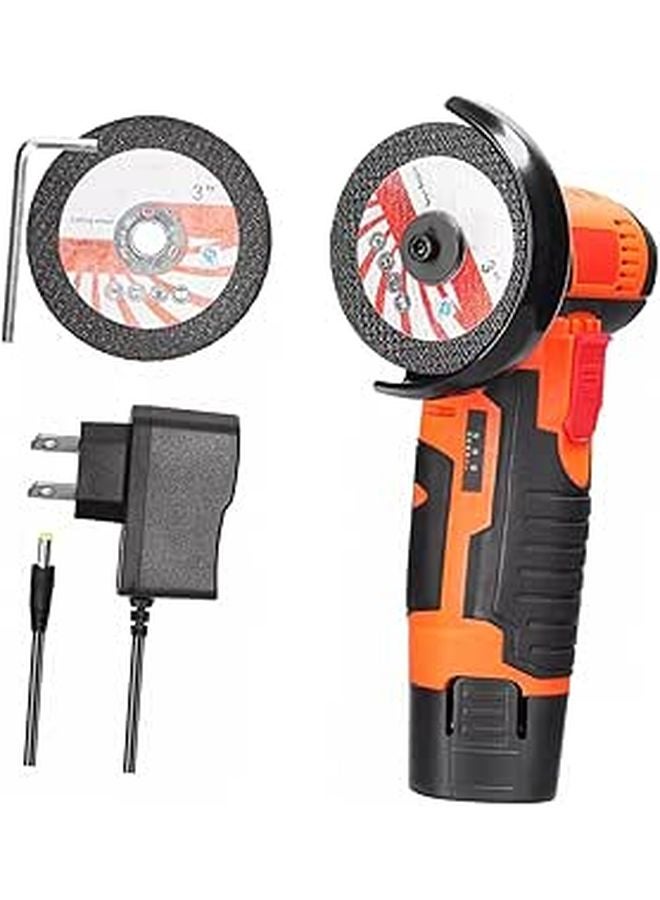 Cordless Mini Angle Grinder Compact Rechargeable Lightweight Power Tool for Home Projects - Image 1