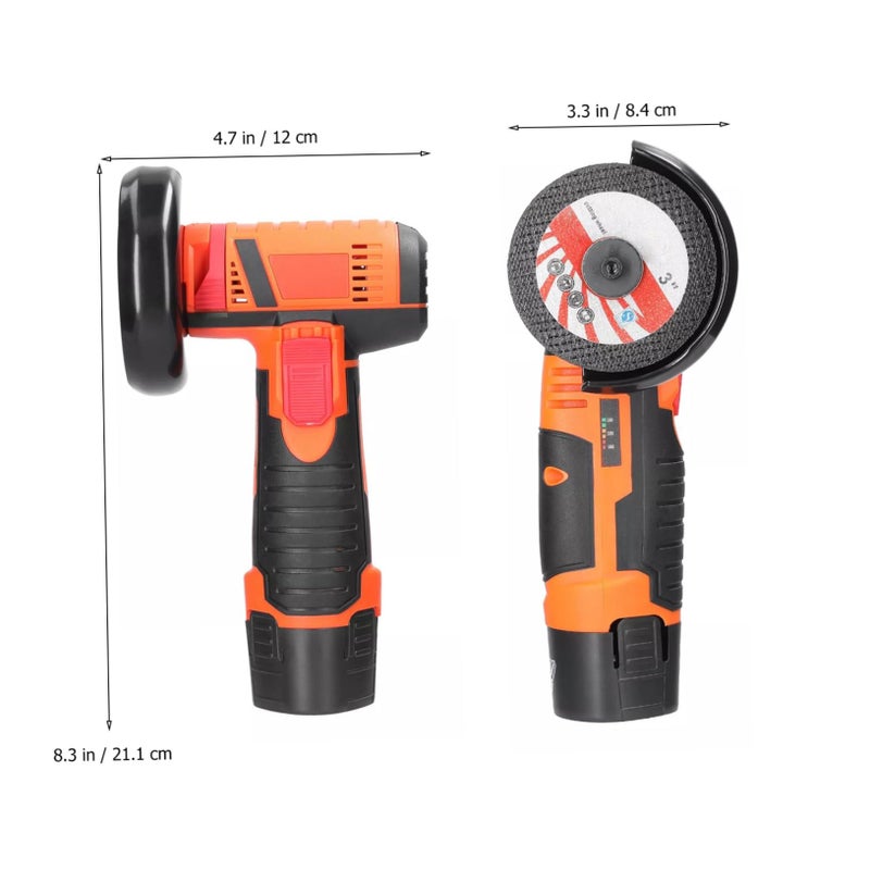 Cordless Mini Angle Grinder Compact Rechargeable Lightweight Power Tool for Home Projects - Image 3