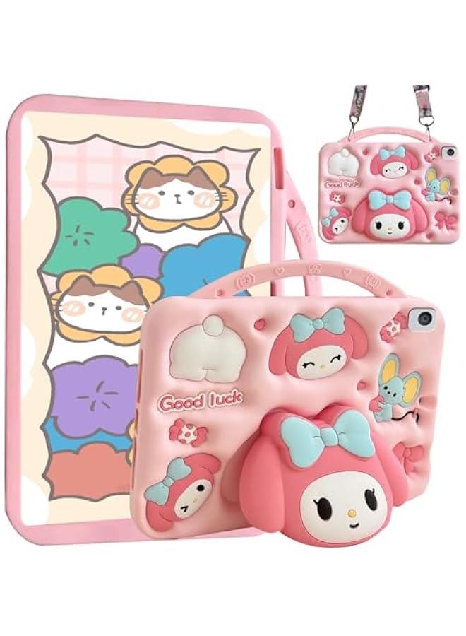 غطاء حماية الطفل متوافق مع آي باد 9 / 8 / 7 جيل 10.2 بوصة 2021 / 2020 / 2019 / آي باد الهواء 10.5 ( الجيل الثالث 2019 ) / باد برو 10.5 بوصة 2017 ، لطيف الكرتون غطاء حماية - Image 1