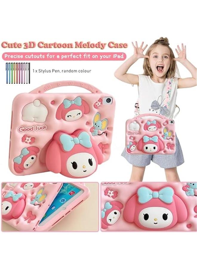 غطاء حماية الطفل متوافق مع آي باد 9 / 8 / 7 جيل 10.2 بوصة 2021 / 2020 / 2019 / آي باد الهواء 10.5 ( الجيل الثالث 2019 ) / باد برو 10.5 بوصة 2017 ، لطيف الكرتون غطاء حماية - Image 3