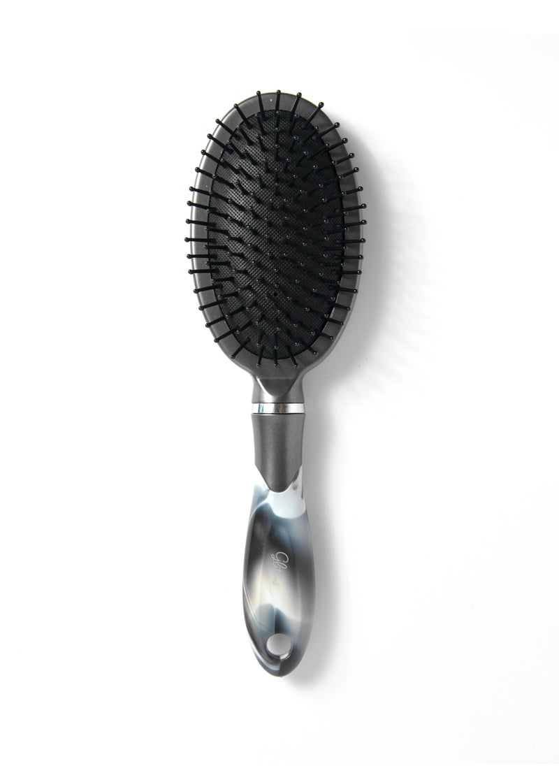 Glitters - Hair Brushes for Men Women, Hole Design Hair Blow Drying Styling Brush Curve Brush Barber Brush for Long, Thick, Thin, Curly Hair, Slicked-back Hair - Image 1