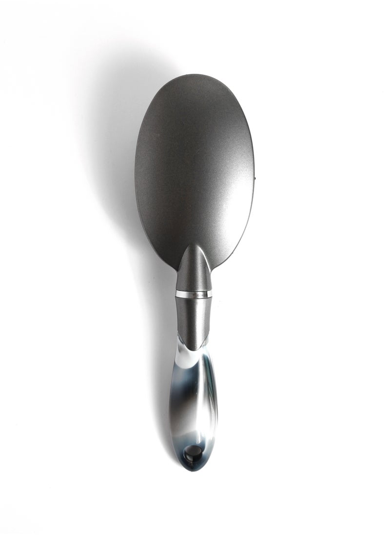 Glitters - Hair Brushes for Men Women, Hole Design Hair Blow Drying Styling Brush Curve Brush Barber Brush for Long, Thick, Thin, Curly Hair, Slicked-back Hair - Image 1