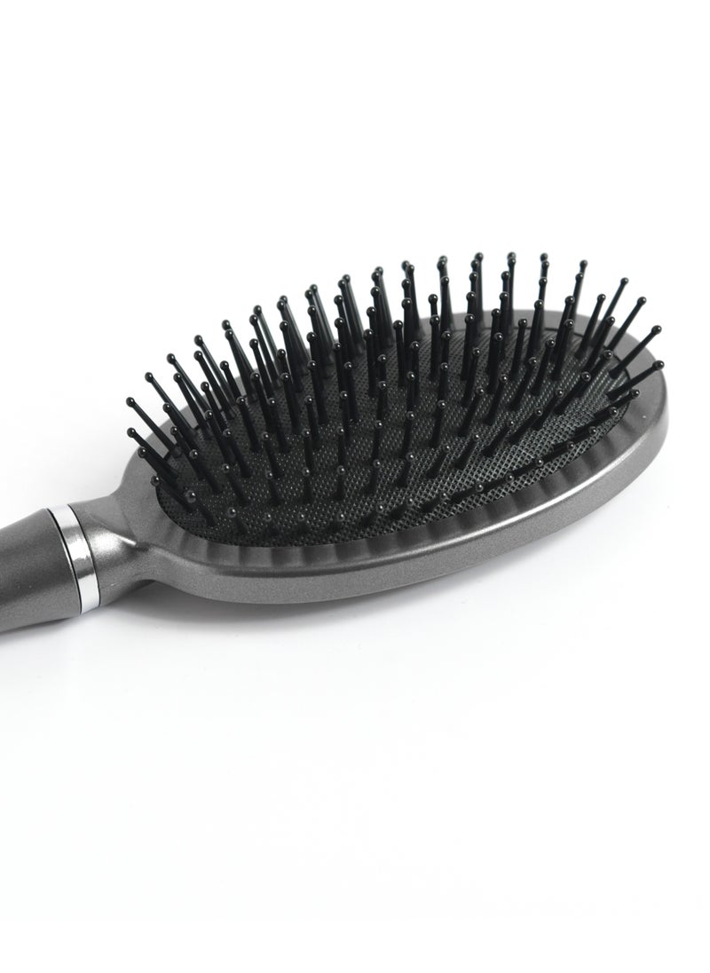 Glitters - Hair Brushes for Men Women, Hole Design Hair Blow Drying Styling Brush Curve Brush Barber Brush for Long, Thick, Thin, Curly Hair, Slicked-back Hair - Image 1
