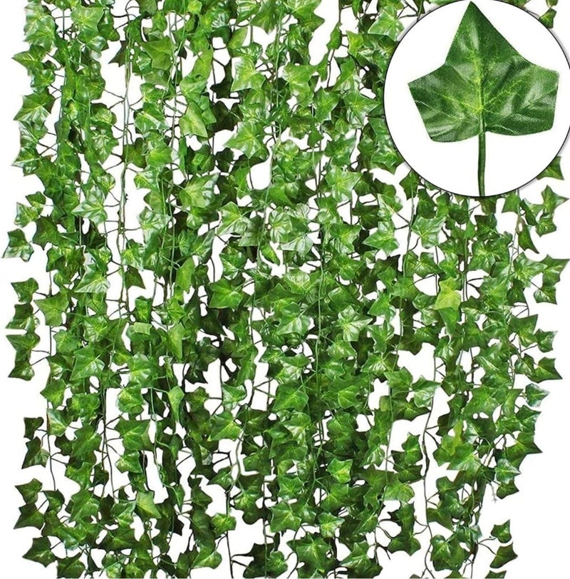 Decor Hacks DecorHacks Artificial Hanging Money Plant VinesGarlandBailCreeper for Decor of HomeBalconyOffice and Festivals etc Pack of 260LeavesGreen Creeper7ft 