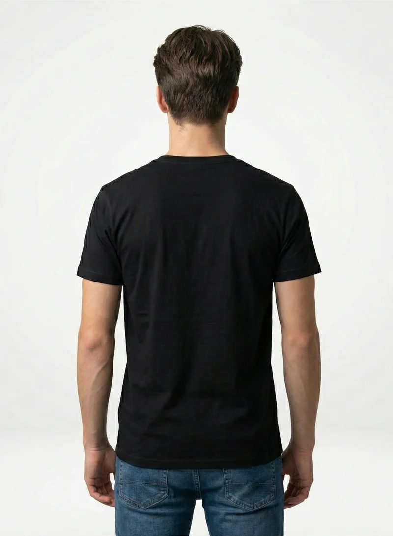 Polo Play Mens Graphic T-shirt -BLACK