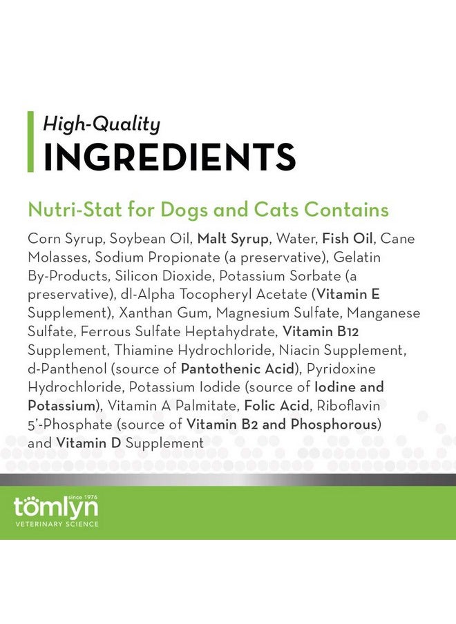 Tomlyn Nutri-Stat High-Calorie Nutritional Gel for Dogs & Cats, Helps Support a Healthy Appetite for Dogs & Cats, Providing Calories, Vitamins, & Minerals in a Tasty Malt Flavored Supplement, 2-Pack - pzsku/ZF4C70381D140582F68ACZ/45/_/1737031826/e960dcfc-5def-4c09-a444-9da5c7280289