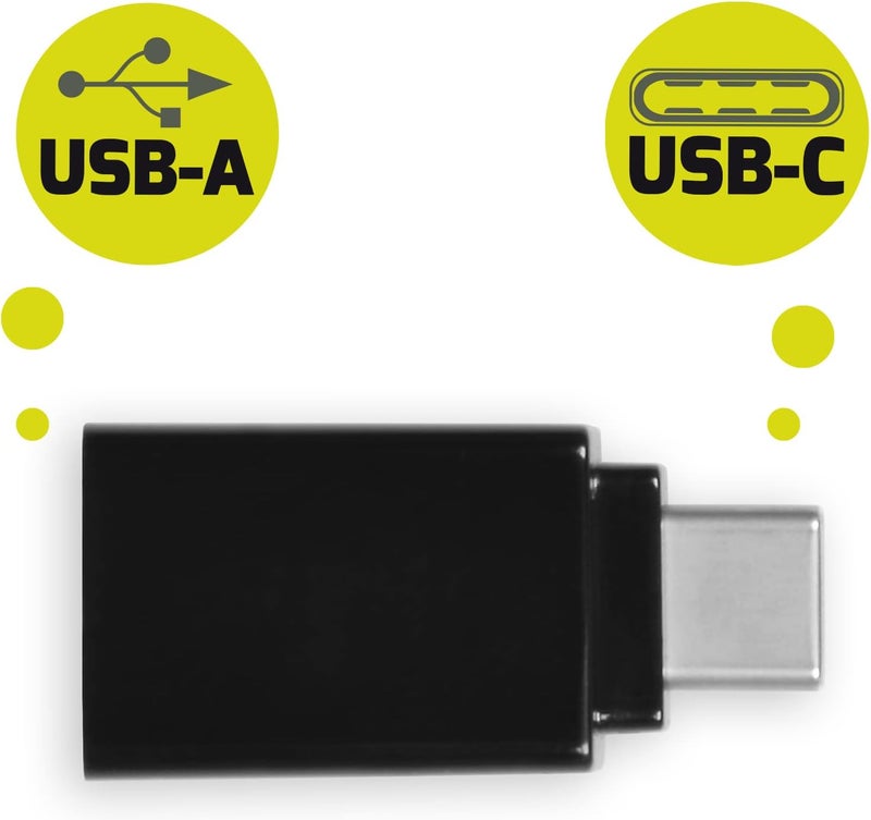 بورت ديزاينز محول Portdesigns من USB Type C إلى USB A - عبوة مزدوجة للبيع بالتجزئة - Image 5