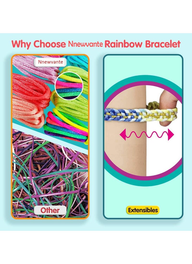 NNEWVANTE Friendship Bracelet Making Kit for Girls-Cool Arts and Crafts Toys for 6 7 8 9 10 11 12 Years Old,Bracelet String and Rewarding Activity,Best Birthday Gifts for Teen Girls  - Image 3
