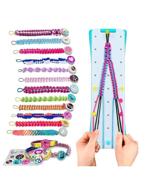 Friendship Bracelet Making Kit for Girls-Cool Arts and Crafts Toys for 6 7 8 9 10 11 12 Years Old,Bracelet String and Rewarding Activity,Best Birthday Gifts for Teen Girls