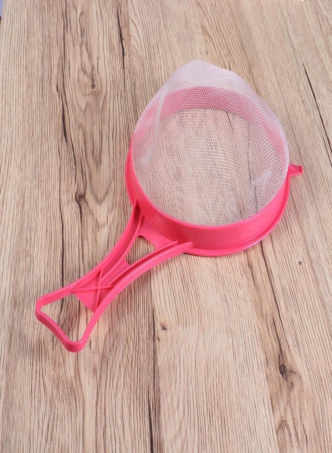 DIYEAH 4-Pcs Fine Mesh Food Strainer Set with Long Handles and Dual Hooks Multipurpose Flour Sifter Tea Filter for Quinoa Juice Sugar Pasta Dishwasher Safe 10.23X5.51X5.51In - Image 5