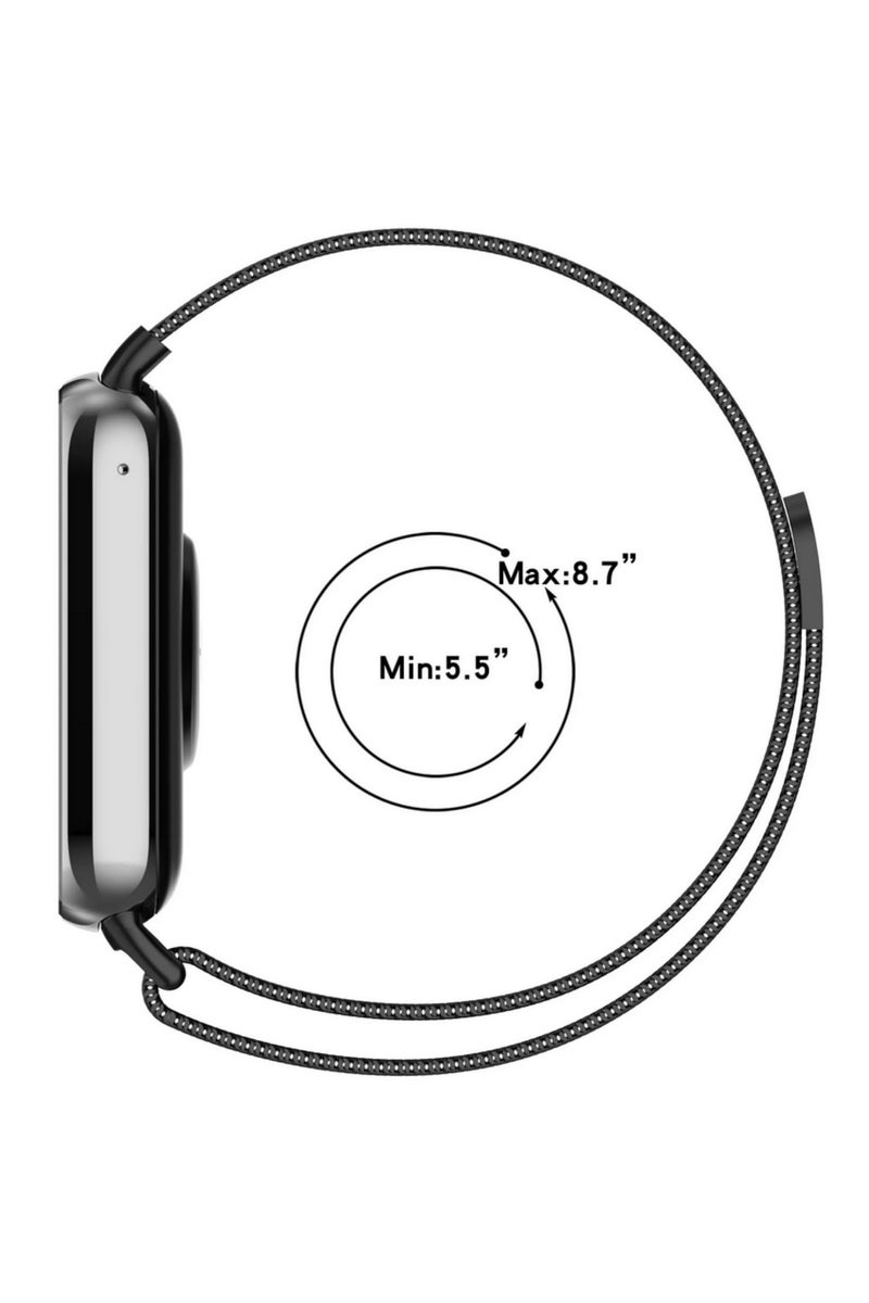 1PCS Metal Strap For Redmi Watch 4/Xiaomi MI 8pro Smart Watch Stainless Steel Replace Watch Band Adjustable Sports Bracelet Wristband - Image 5