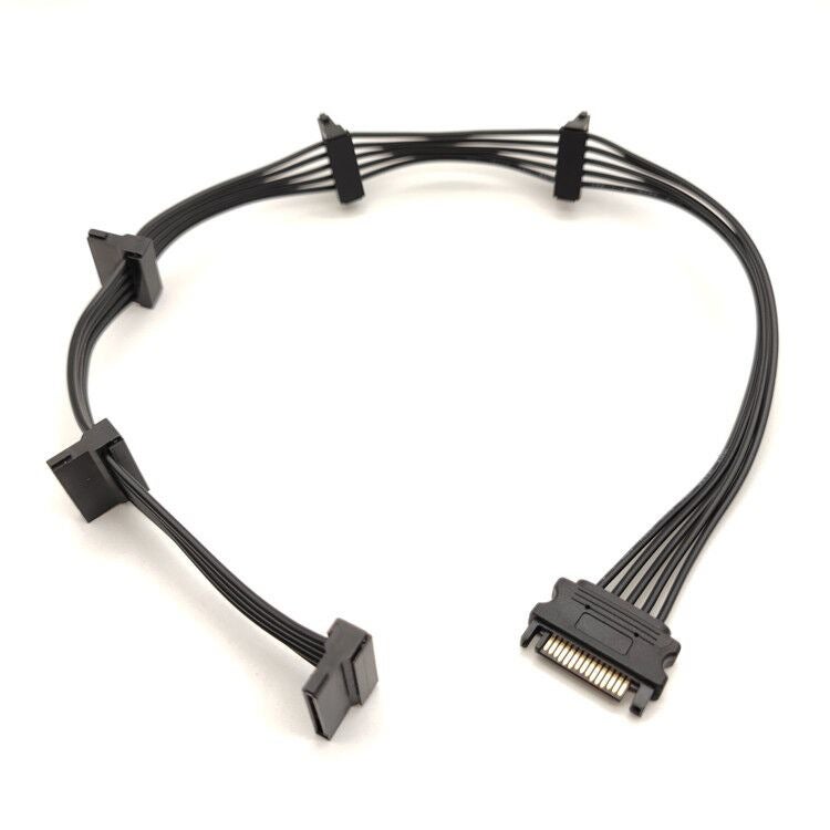 SATA One Drag Five Big 4PIN to SATA 4P One Five Hard Disk Power Cord IDE to SATA Cable SATA one drag five 