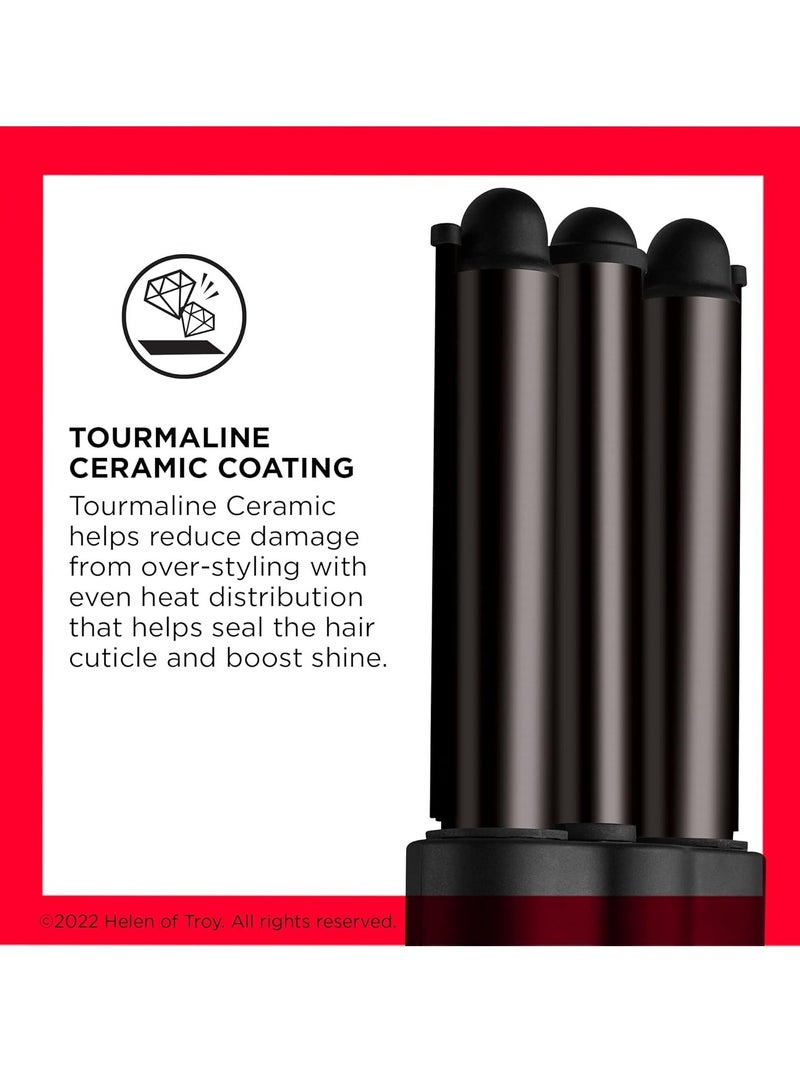 ريفلون مكواة فرد الشعر ويف ماستر جامبو لتصفيف الشعر بشكل أسرع مع 3 أسطوانات جامبو - Image 3