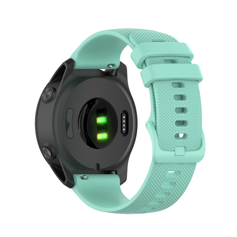 S-TOP For Garmin Forerunner 745 Small Grid Quick Release Watch Band with Screwdriver, Size: Free Size 22mm(Teal) - Image 3