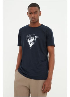 Man T-Shirt Navy
