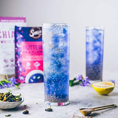 Suncore Foods Dried Butterfly Pea Flowers Bloom, Caffeine-Free Tea, Gluten-Free, Non-GMO, 1oz (1 Pack) - Image 4