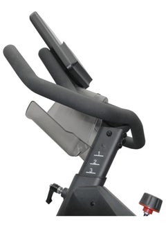 Lijiujia Magnetic stationary bike with a spinning wheel, weighing 13 kg, for indoor use with a maximum user weight of 150 kg, quiet fitness bike for cardio exercises with a comfortable seat, model 9302  - Image 2