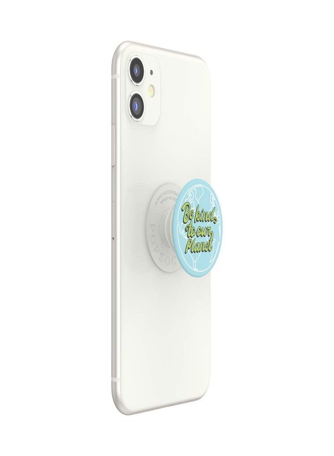 PopSockets Phone Grip with Expanding Kickstand, Adhesive Grip - Be Kind To Our Planet - Image 2