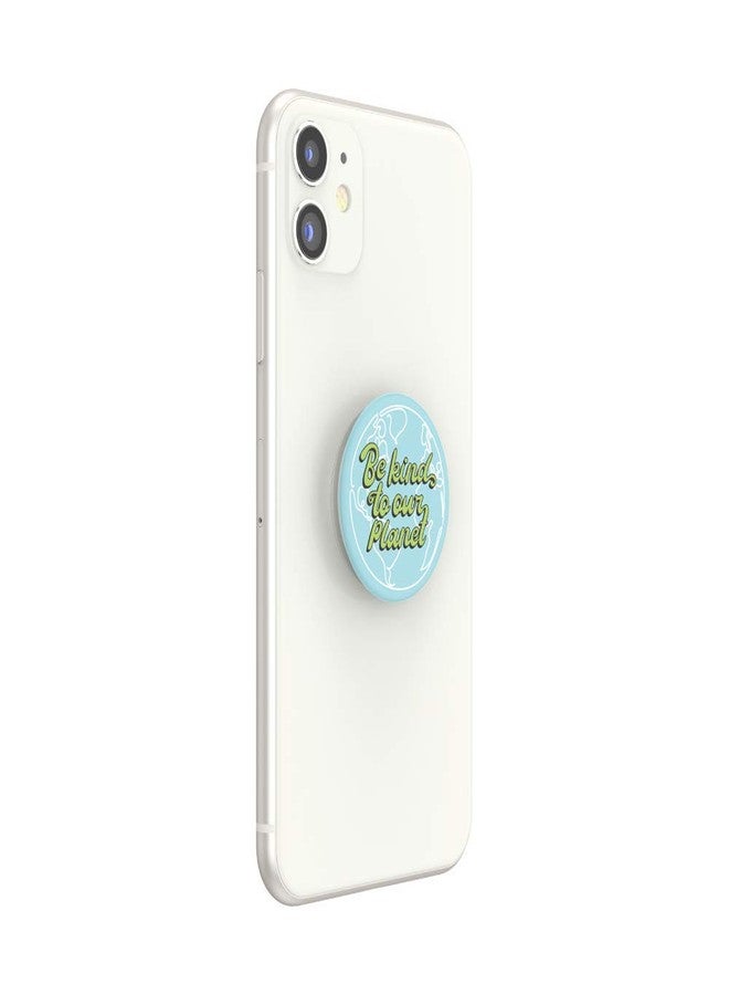 PopSockets Phone Grip with Expanding Kickstand, Adhesive Grip - Be Kind To Our Planet - Image 3