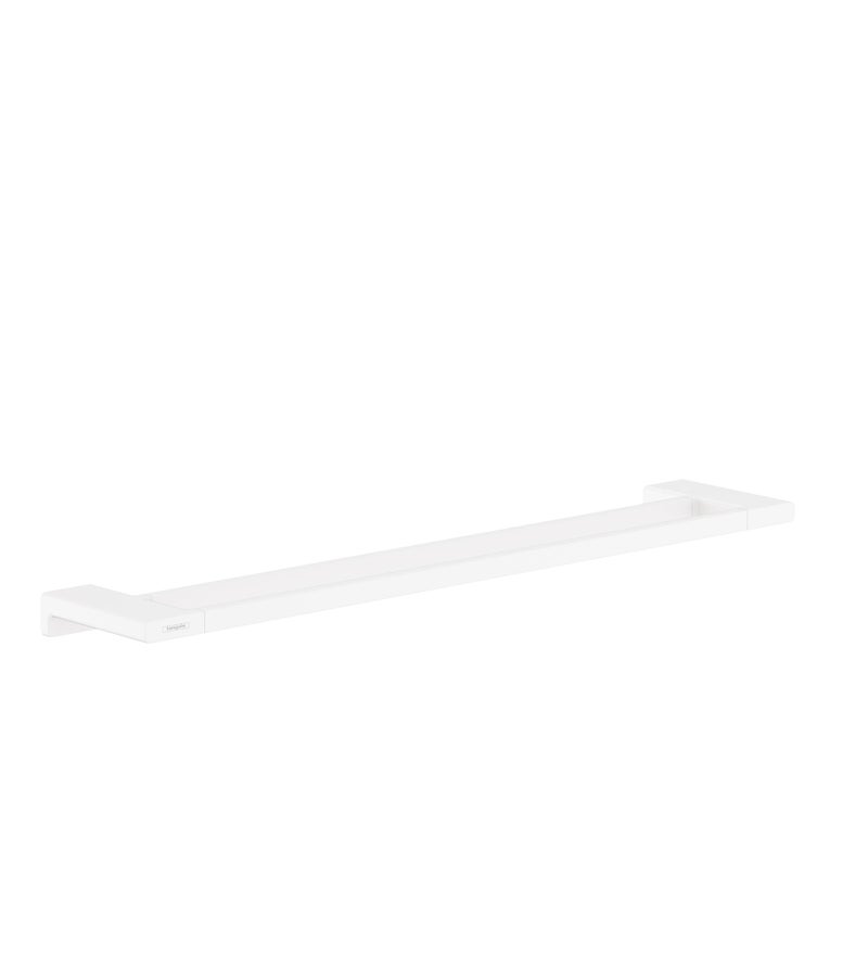hansgrohe AddStoris Double Bath Towel Rail in Matte White 1inch Accessories in Matte White 41743700