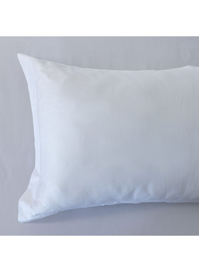 DANUBE HOME Danube Home Serene 2 Pc Cotton Pillow Case Set - White - 50x75 cm | 100% Cotton -300 Thread Count Decorative Throw Pillow Cover Set For Couch Sofa Pillows  - Image 4