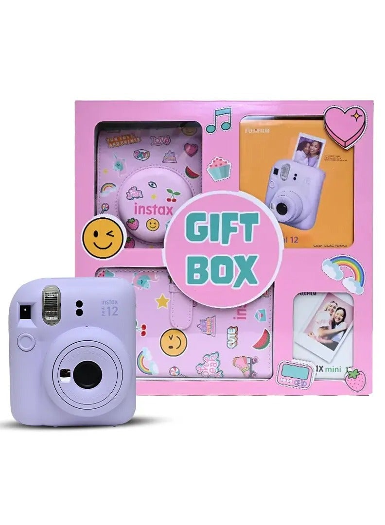 Instax Fujifilm instax mini 12 Gift Box Album - Lilac Purple - Image 1