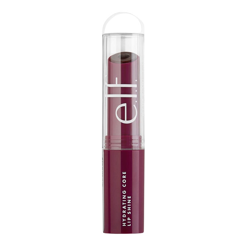 elf e.l.f. Hydrating Core Lip Shine, Lip Balm For A Sheer Tint Of Color & Soft Shine, Made With Nourishing Vitamin E, Vegan & Cruelty-Free, Ecstatic - Image 3