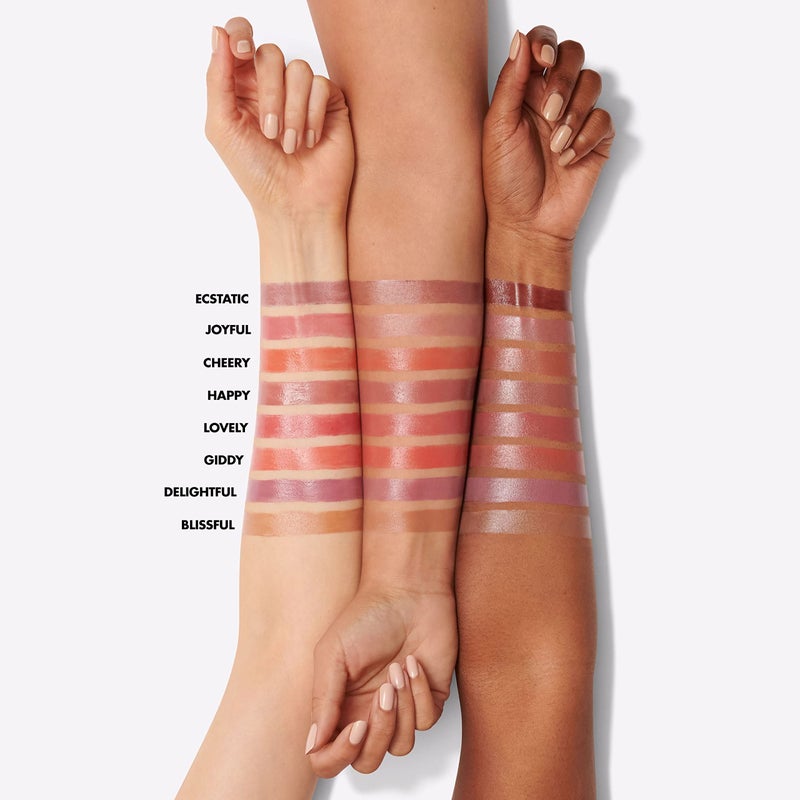 elf e.l.f. Hydrating Core Lip Shine, Lip Balm For A Sheer Tint Of Color & Soft Shine, Made With Nourishing Vitamin E, Vegan & Cruelty-Free, Ecstatic - Image 5